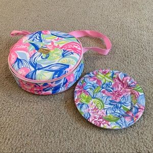 Lilly Pulitzer Picnic Bag & Plates - Havana Cocktail